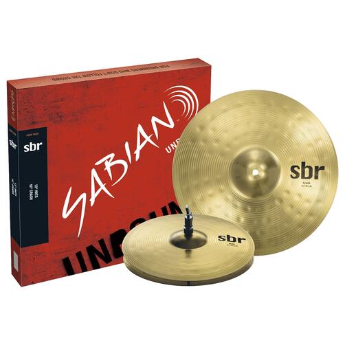 Sabian SBR Cymbal First Pack, 13'' Hihats, 16'' Crash Cymbals