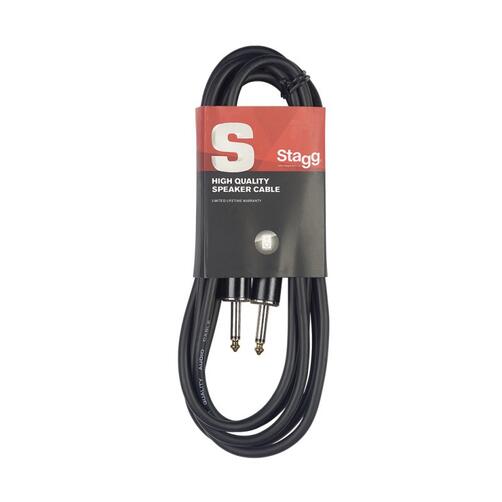 Stagg 10M Speaker Cable - Jack to Jack