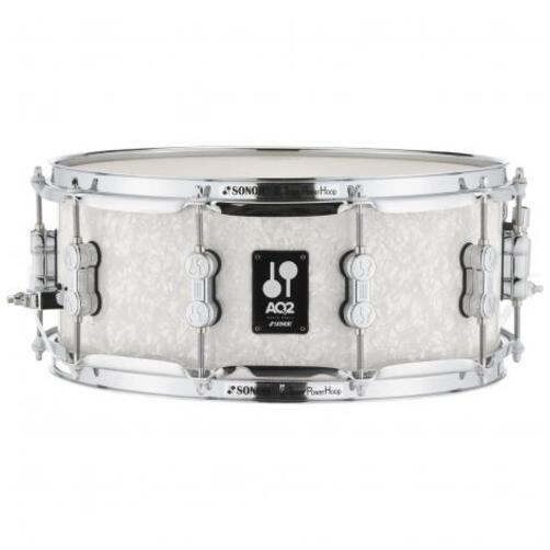 Sonor 13" x 6" AQ2 Snare Drum in White Marine Pearl