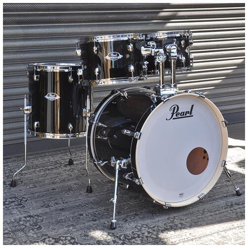 Pearl 10", 12", 14", 20" Export Shell Pack in Jet Black