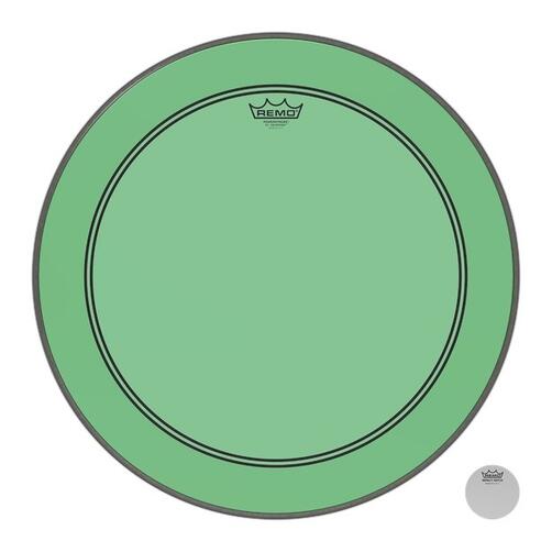 Remo Powerstroke 3 Colortone Green Bass Drum Heads