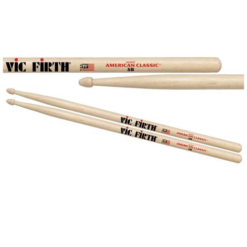 Vic Firth 5B American Classic Wood Tipped Drumsticks