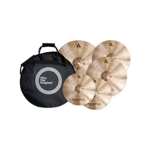 Istanbul Agop Xist Cymbal Set (4 Piece) - Traditional Finish - Includes FREE Cymbal Bag