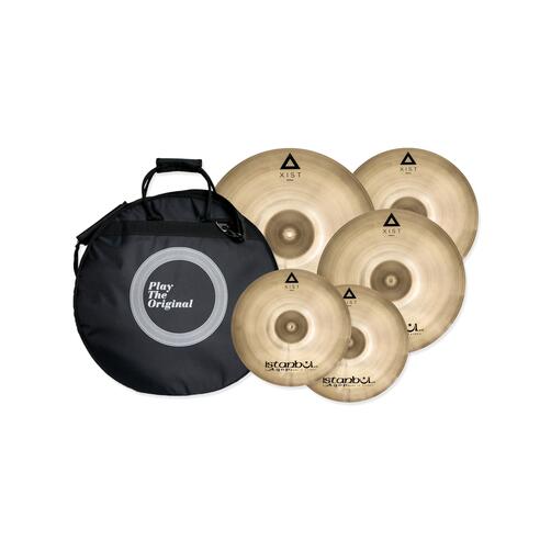 Istanbul Agop Xist Cymbal Large Set (4 Piece) - Brilliant Finish - Includes FREE Cymbal Bag