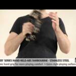 Video thumbnail 0 - Meinl Percussion Headliner® Series Hand Held ABS Tambourine, Dual row, Black, Stainless steel jingles - HTMT1BK