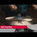 Video thumbnail 0 - Sabian AAX 21" Freq Ride Cymbal
