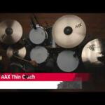 Video thumbnail 1 - Sabian AAX Thin Crash Cymbals