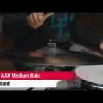 Video thumbnail 1 - Sabian AAX Medium Ride Cymbals