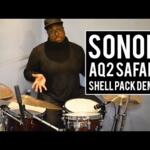 Video thumbnail 0 - Sonor AQ2 Safari Set BRF Brown Fade 16 bd ,10 ,13  shellpack