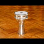 Video thumbnail 0 - Meinl Aluminium Plain 5 1/3" x 9 1/4" Darbuka (HE-100)