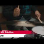 Video thumbnail 1 - Sabian AAX Thin Ride Cymbals