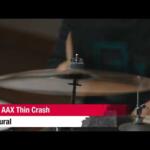 Video thumbnail 3 - Sabian AAX Thin Crash Cymbals