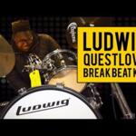 Video thumbnail 0 - Ludwig Questlove Breakbeats Shell Pack - White Sparkle 10 13 16 bassdrum 14 Snare