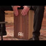 Video thumbnail 1 - Meinl Percussion Snarecraft Professional Cajon 100, Walnut - SCP100WN
