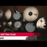 Video thumbnail 7 - Sabian AAX Thin Crash Cymbals