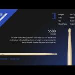 Video thumbnail 0 - Vater Hickory 55BB Wood Tip Drumsticks