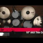 Video thumbnail 5 - Sabian AAX Thin Crash Cymbals