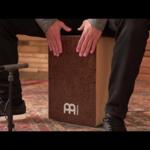 Video thumbnail 1 - Meinl Percussion Snarecraft Cajon 80, Burl Wood - SC80BW