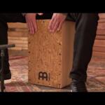 Video thumbnail 1 - Meinl Percussion Woodcraft Professional Cajon, Makah-Burl - WCP100MB