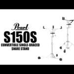 Video thumbnail 0 - Pearl S-150S Series Convertible Standard/Flat Base Snare Stand
