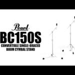 Video thumbnail 0 - Pearl BC-150S Boom Cymbal Stand with Convertible Tripod