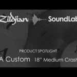 Video thumbnail 0 - Zildjian A Custom Medium Crash Cymbals