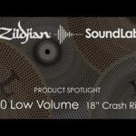 Video thumbnail 0 - Zildjian L80 Low Volume 18" Crash Ride Cymbal