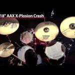 Video thumbnail 1 - Sabian AAX X-plosion Brilliant Crash Cymbals