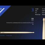 Video thumbnail 0 - Vater Hickory VH5BW 5B Wood Tip Drum Sticks