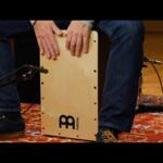 Video thumbnail 0 - Meinl Percussion Pickup Snarecraft Series Cajon, Black - PSC100B