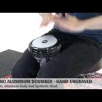 Video thumbnail 1 - Meinl Aluminium Soprano 6" x 12" Doumbek (HE-2018)