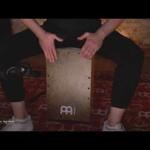 Video thumbnail 0 - Meinl Percussion Snarecraft Cajon 100, Burl Wood - SC100BW
