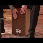 Video thumbnail 1 - Meinl Percussion Snarecraft Cajon 100, Burl Wood - SC100BW