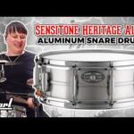 Video thumbnail 0 - Pearl 14"x 5" Sensitone Heritage Alloy Aluminum Snare Drum