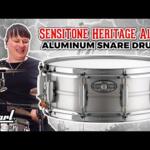 Video thumbnail 0 - Pearl 14"x 6.5" Sensitone Heritage Alloy Aluminum Snare Drum