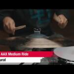 Video thumbnail 2 - Sabian AAX Medium Ride Cymbals