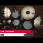 Video thumbnail 9 - Sabian AAX Thin Crash Cymbals
