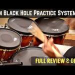 Video thumbnail 2 - RTOM Black Hole Snap-on Mesh BASS DRUM Practice Pad