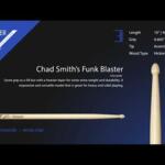 Video thumbnail 0 - Vater Chad Smith Funkblaster Drumsticks