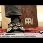 Video thumbnail 0 - Meinl Cajon Foot Tambourine with Stainless Steel Jingles